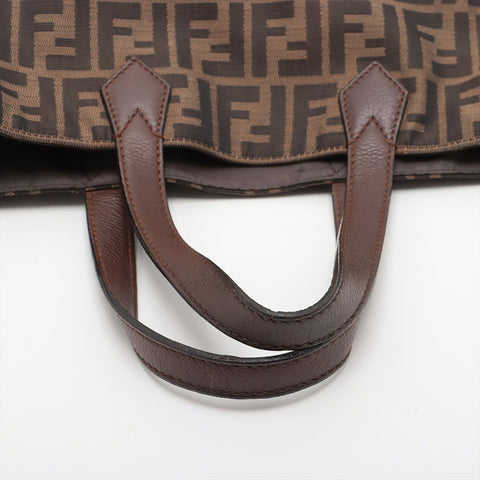 FENDI Zucca canvas Tote Bag Brown WS15692