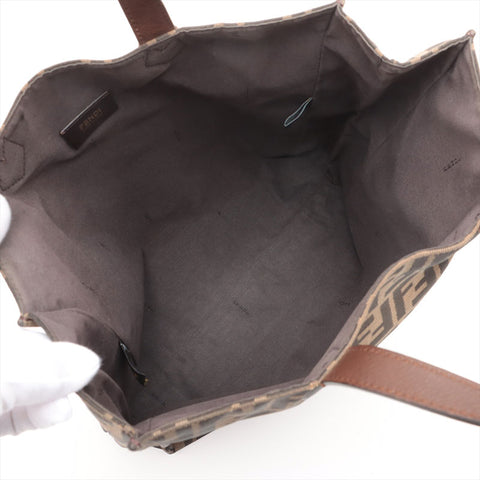 FENDI Zucca canvas Tote Bag Brown WS15692