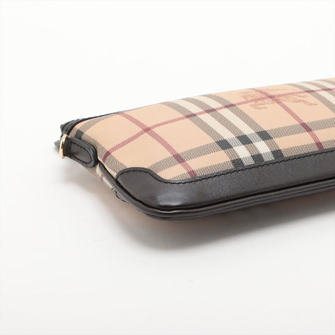 BURBERRY PVC Nova Check Shoulder Bag beige WS15693