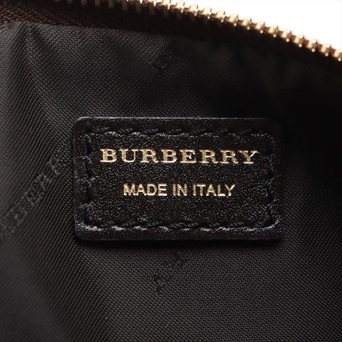 BURBERRY PVC Nova Check Shoulder Bag beige WS15693