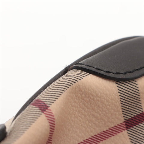 BURBERRY PVC Nova Check Shoulder Bag beige WS15693
