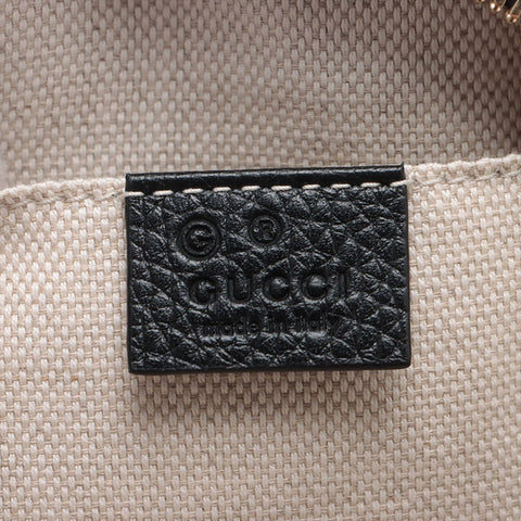 GUCCI Leather Soho Shoulder Bag black WS15698