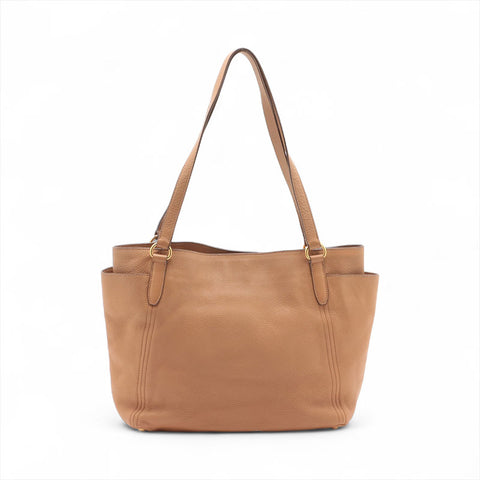 プラダ PRADA レザー トートバッグ ブラウン WS15699