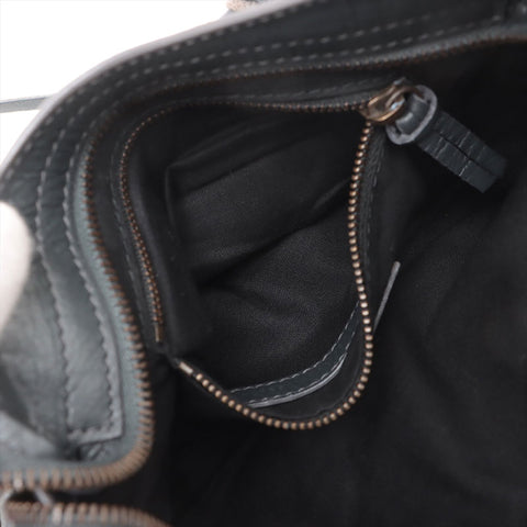 BALENCIAGA Mini City Graffiti Paint 2way Handbag black WS15702