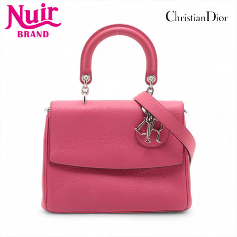 Christian Dior Leather Be Dior 2way Handbag pink WS15703