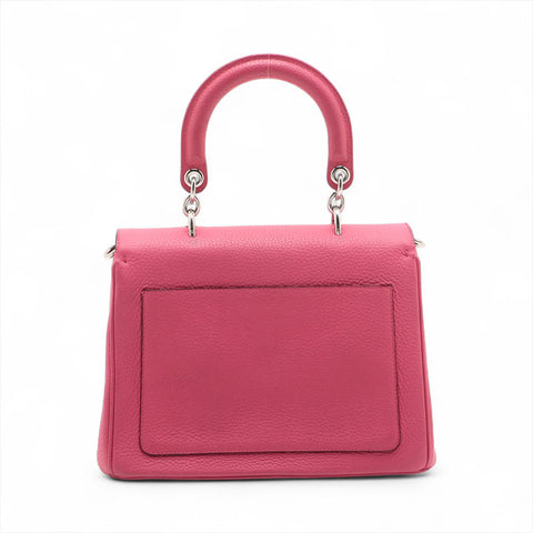 Christian Dior Leather Be Dior 2way Handbag pink WS15703