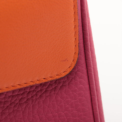 Christian Dior Leather Be Dior 2way Handbag pink WS15703