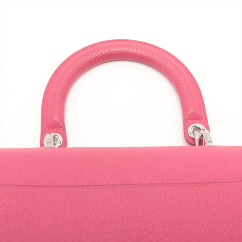 Christian Dior Leather Be Dior 2way Handbag pink WS15703