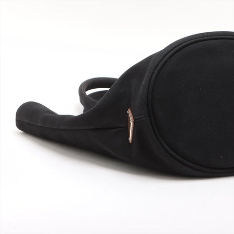 PRADA Canapa Handbag black WS15706