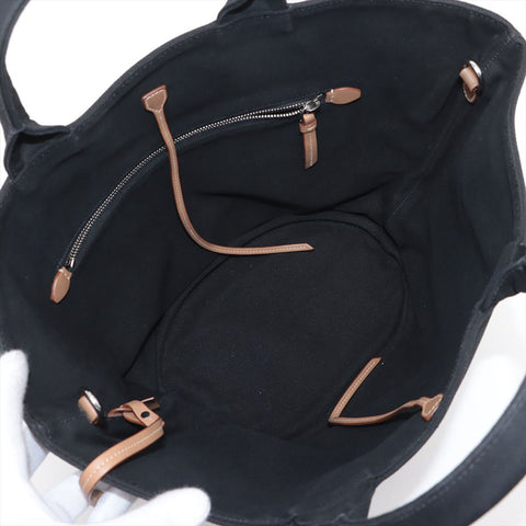 PRADA Canapa Handbag black WS15706