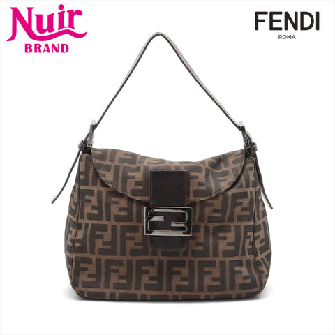 FENDI Zucca Mama Shoulder Bag Brown WS15710