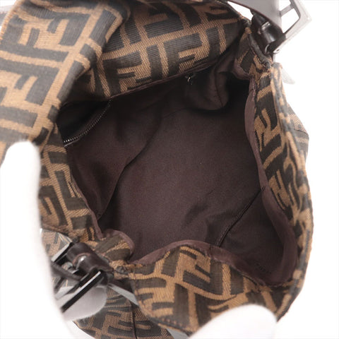 FENDI Zucca Mama Shoulder Bag Brown WS15710