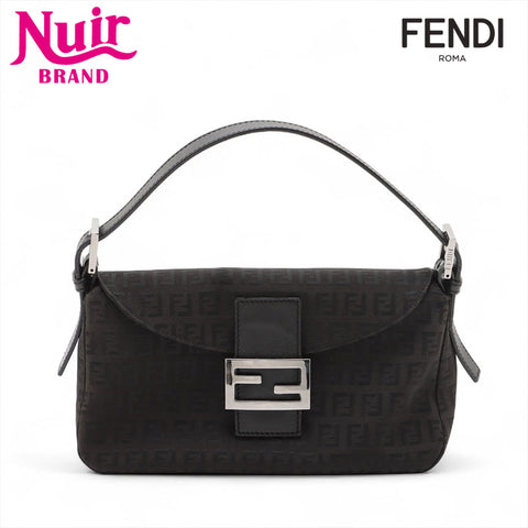 FENDI Zucca Mama Shoulder Bag black WS15711
