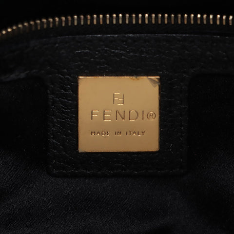 FENDI Leather Mamma Shoulder Bag black WS15717