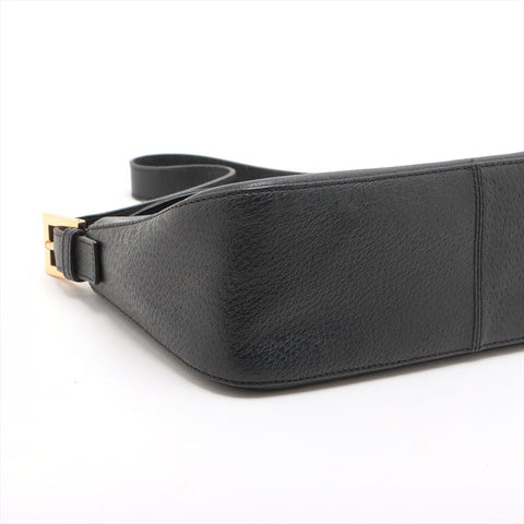 FENDI Leather Mamma Shoulder Bag black WS15717