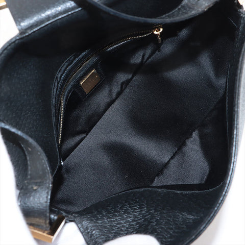 FENDI Leather Mamma Shoulder Bag black WS15717