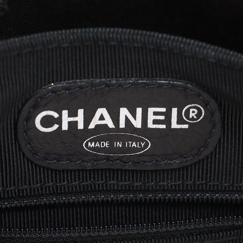 CHANEL No. 4 1996-1997 Lambskin COCO Mark Backpack  Daypack black WS15720