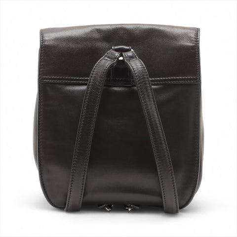 CHANEL No. 4 1996-1997 Lambskin COCO Mark Backpack  Daypack black WS15720