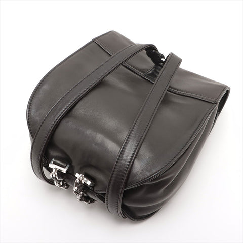 CHANEL No. 4 1996-1997 Lambskin COCO Mark Backpack Â· Daypack black WS15720