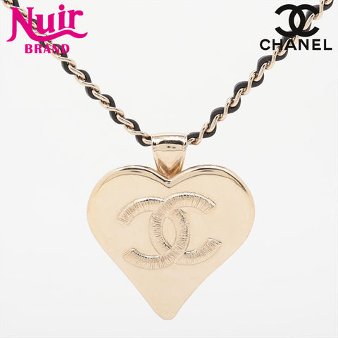 CHANEL B21K Heart COCO Mark 2021 Necklace gold WS15724