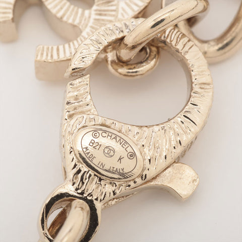 CHANEL B21K Heart COCO Mark 2021 Necklace gold WS15724