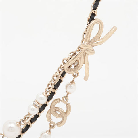 CHANEL A22S 2022 Chain COCO Mark Necklace gold WS15726