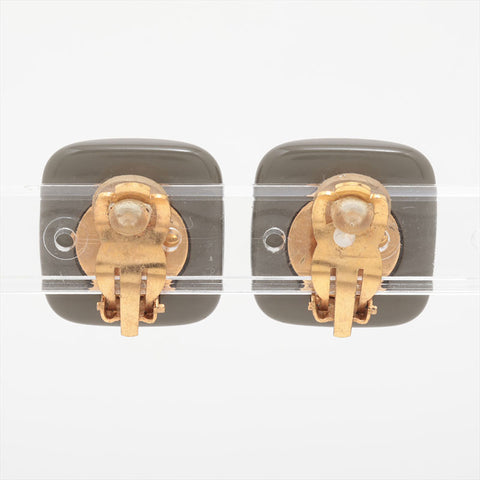 CHANEL 03P COCO Mark Earring yellow WS15727