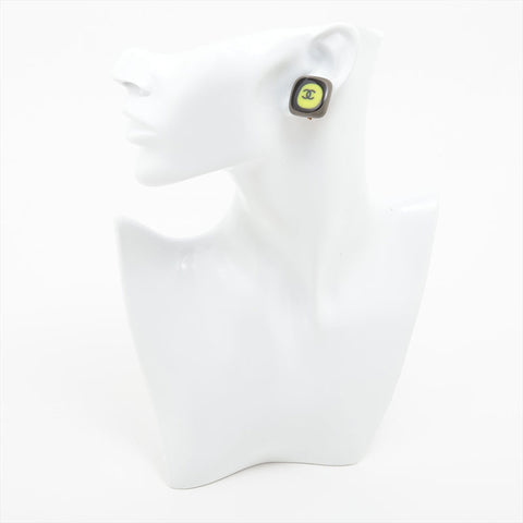 CHANEL 03P COCO Mark Earring yellow WS15727
