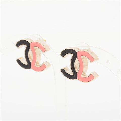 CHANEL B23C 2023 COCO Mark Bicolor Pierce black WS15730