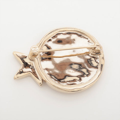 CHANEL B23B 2023COCO Mark Star Brooch gold WS15733