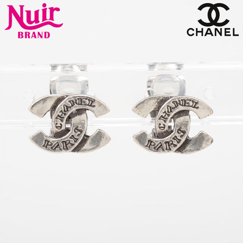 CHANEL 99C 1999 COCO Mark Earring Silver WS15742