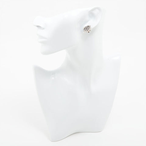 CHANEL 99C 1999 COCO Mark Earring Silver WS15742