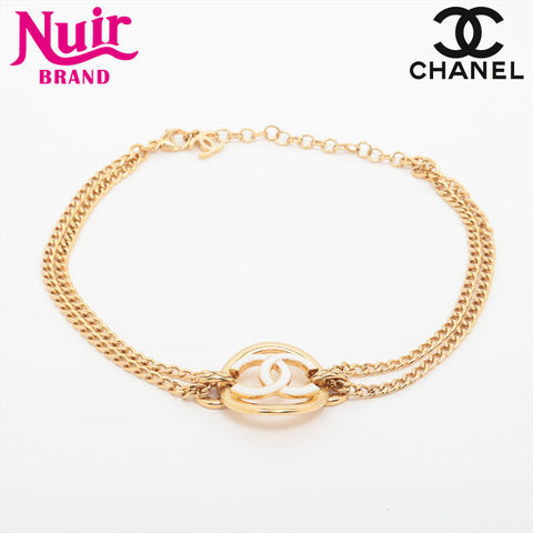 CHANEL C22S 2022 COCO Mark Choker Necklace gold WS15747