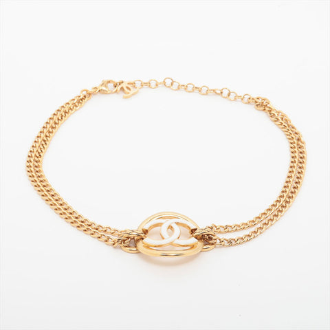 CHANEL C22S 2022 COCO Mark Choker Necklace gold WS15747