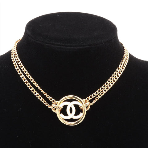 CHANEL C22S 2022 COCO Mark Choker Necklace gold WS15747