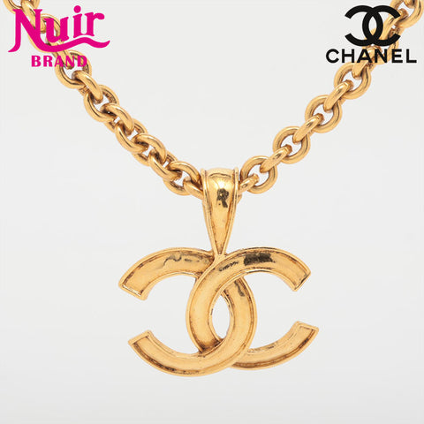 CHANEL 94P Chain 1994 COCO Mark Necklace gold WS15755