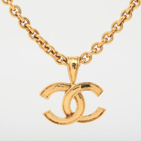 CHANEL 94P Chain 1994 COCO Mark Necklace gold WS15755