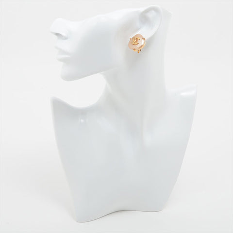 CHANEL 97A 1997 Heart COCO Mark Earring gold WS15757