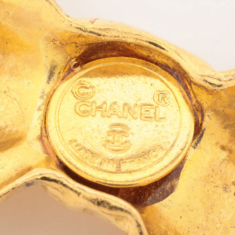 シャネル CHANEL リボン ブローチ ゴールド WS15758