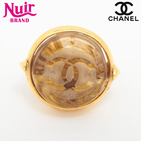 CHANEL 99A 1999 No. 12 COCO Mark Coin Ring Brown WS15762