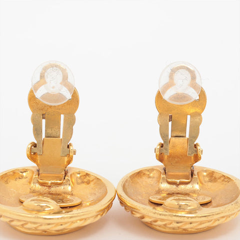 CHANEL 1993 COCO Mark 93P Earring gold WS15767