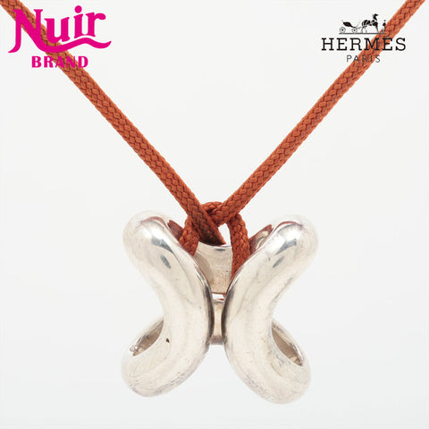 HERMES Ag925 Lima Necklace Silver WS15773