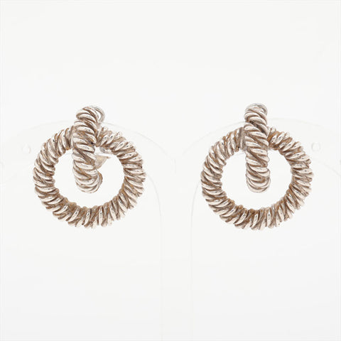 HERMES Earring Silver WS15774