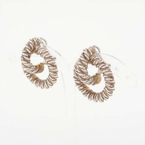 HERMES Earring Silver WS15774