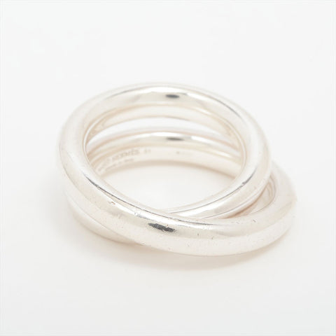 HERMES Size: 51 Vertige Ring Silver WS15778