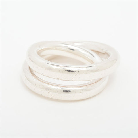HERMES Size: 51 Vertige Ring Silver WS15778