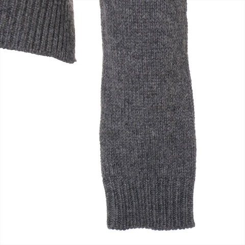 PRADA Size:40 Cashmere Back Open Knit Ribbon 2015 knit gray WS15781