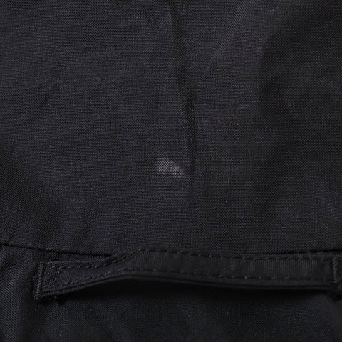 PRADA Size: 38 Cotton Short Cropped Bag Triangle Logo Jacket black WS15783