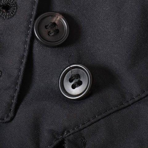 PRADA Size: 38 Cotton Short Cropped Bag Triangle Logo Jacket black WS15783