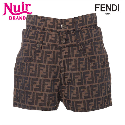 FENDI Size: 41 Zucca shorts Pants Brown WS15785